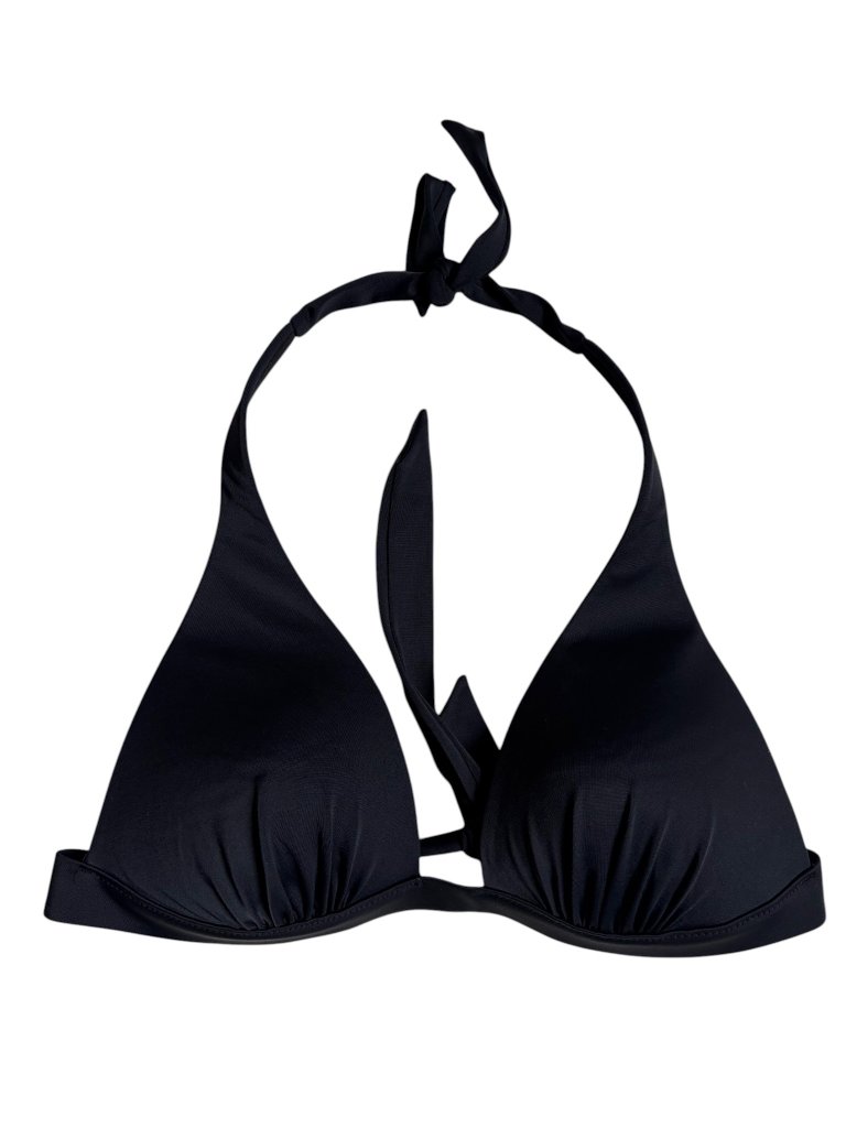 Victoria's Secret Halter Bikini Top (Black) - Large